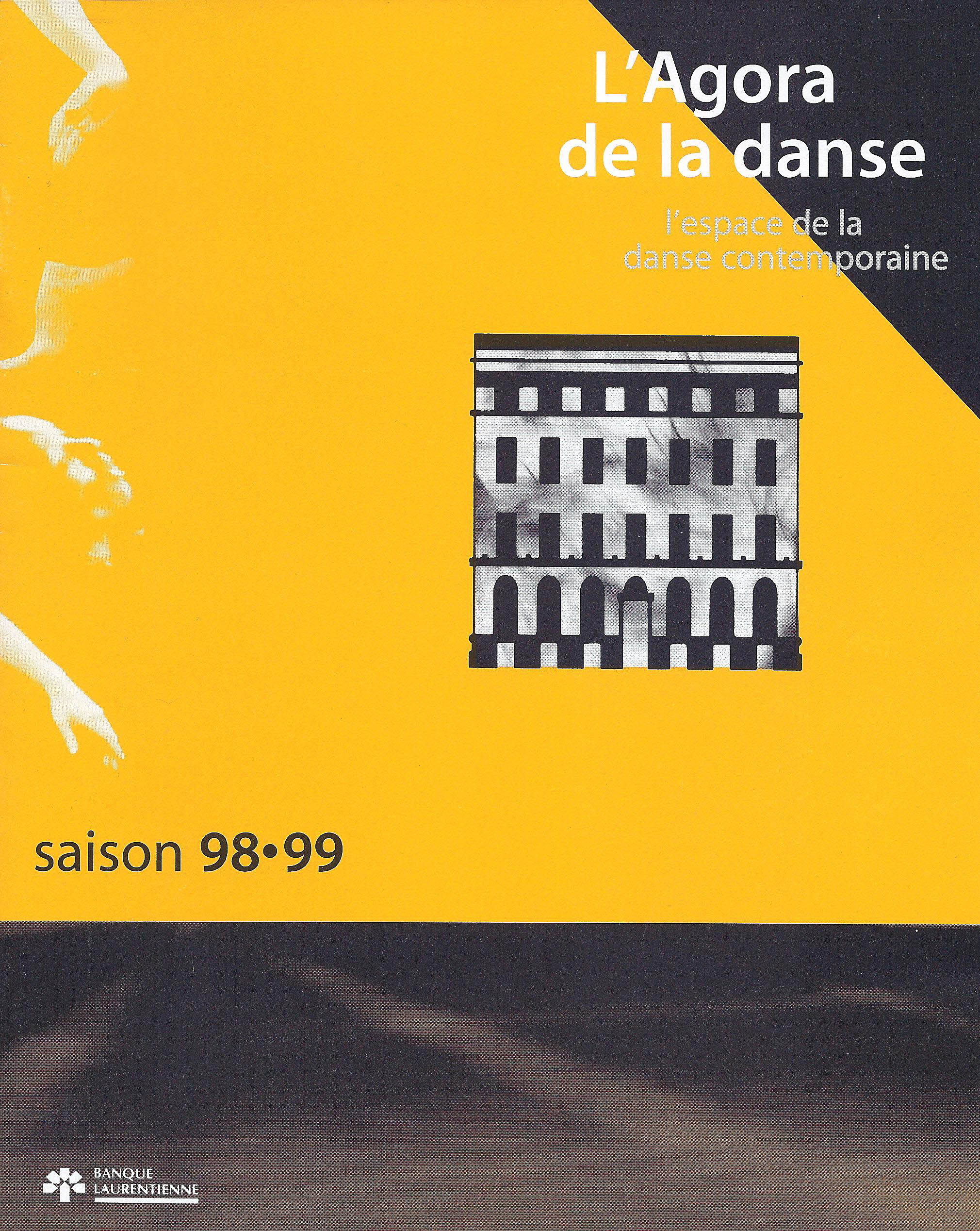 programme automne + hiver 1998-1999 Agora de la danse